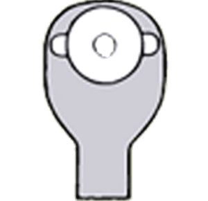 Nu-Hope Deep Convex Round Opaque Post-Operative Brief Drainable Pouch