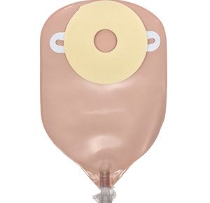 Nu-Hope Classic-Round One Piece Urinary Precut Deep Convex Ostomy Pouch