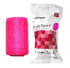 McKesson Fiberglass Cast Tape - Pink