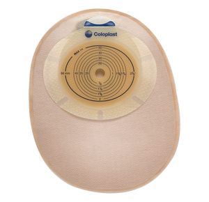Coloplast SenSura One-Piece Flat Standard Maxi Opaque Closed Pouch With Filter