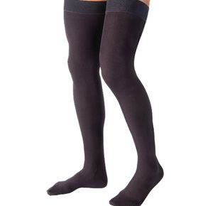 BSN Jobst for Men Closed Toe Thigh High 15-20 mmHg Ribbed Compression Stockings