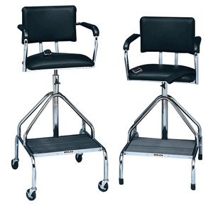 Bailey Padded Black Whirlpool Chair