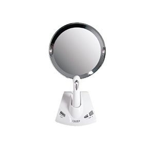 Sammons Lighted Power Zoom Motorized Adjustable Magnification Mirror