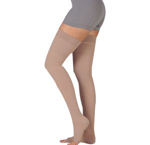 Juzo Dynamic Max Thigh High 30-40 mmHg Compression Stockings With Silicone Border
