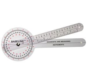 Baseline woven measurement tape with push-button retractor, 120  (EN-12-1212)