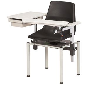 Clinton SC Series E-Z Clean Blood Drawing Chair with ClintonClean Flip Arm and Drawer