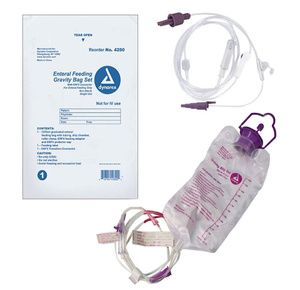 Dynarex Enteral Delivery Gravity Bag Set With ENFit Connector