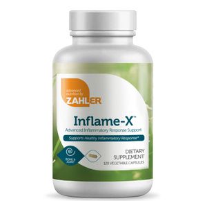 Zahler Inflame-X Advanced Inflammatory Response Support Dietary Supplement