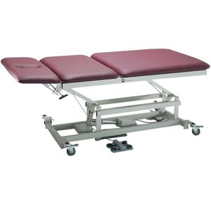 Armedica Hi Lo AM Series Three Section Super Bariatric Treatment Table With Power Elevating Backrest:  Armedica Hi Lo AM Series Three Section Super Bariatric Treatment Table With Power Elevating Backrest
