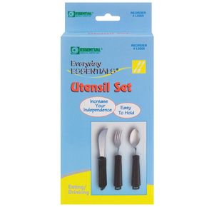 Essential Medical Soft Grip Utensil Set