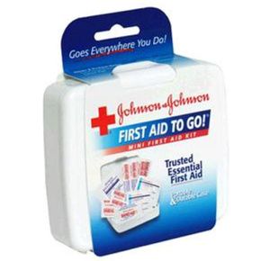 Graham-Field Stocked First Aid Plastic Kit With Dividers For 25