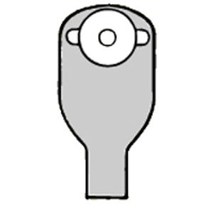 Nu-Hope Deep Convex Round Opaque Post-Operative Adult Drainable Pouch