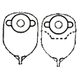 Nu-Hope Round Post-Operative Brief Urinary Pouch With Flutter Valve