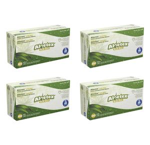 Dynarex Aloetex Latex Exam Gloves with Aloe