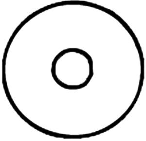 Nu-Hope Uro-Barrier Round - 3-1/2 Inches Outside Diameter