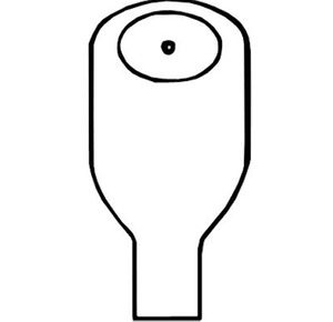 Nu-Hope Nu-Flex Flat Oval Post-Operative Adult Drainable Pouch with Nu-Comfort Barrier