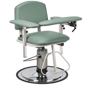 Clinton H Series Padded Blood Drawing Chair
