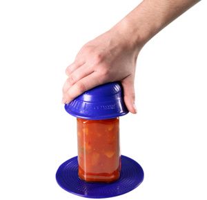 SoloGrip One-Handed Jar Opener :: arthritis jar opener