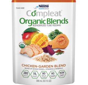 Nestle Compleat Organic Chicken Garden Blend Tube Feeding Nutritional Supplement