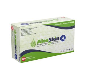 Dynarex AloeSkin Nitrile Exam Gloves