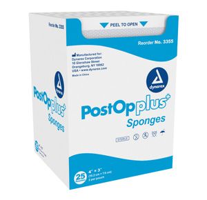 Dynarex Post-Op Plus Sponges