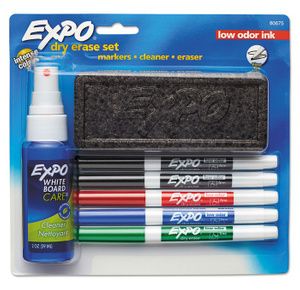 EXPO Dry Erase Marker, Eraser and Cleaner Kit