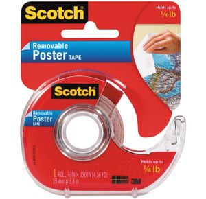 Scotch Wallsaver Removable Poster Tape