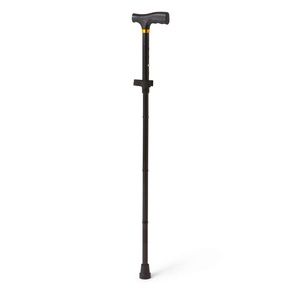 Medline T-Handle Folding Aluminium Cane