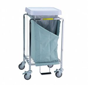 R&B Single Easy Access Hamper with Foot Pedal