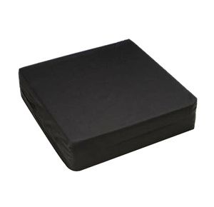 Hermell Products Egg Crate Foam Wheelchair Cushion, Black Cover - 3 Inches  Thick