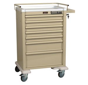 Harloff Aluminum Universal Line Super 7 Drawer Procedure/Nurse Supply Cart