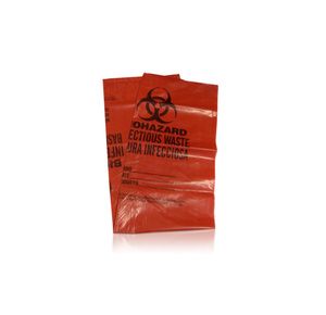 Safetec Red Biohazard Waste Disposal Bags
