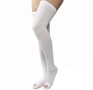 AT Surgical Womens Thigh High Open Toe 15-20 mmHg Compression Support Stockings