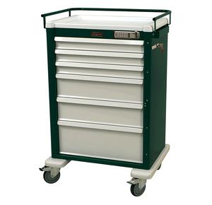 Harloff Aluminum Universal Line Super 6 Drawer Procedure/Nurse Supply Cart
