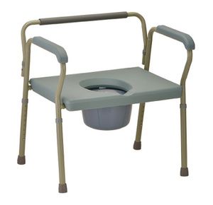 Nova Medical Heavy Duty Commode with Extra Wide Seat