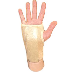 AT Surgical Naugahyde Adjustable Velcro Wrist Brace With Contour Splint