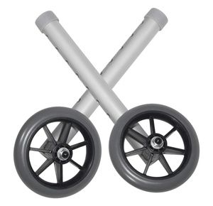 Drive Universal Five Inch Walker Wheels With Two Sets Of Rear Glides