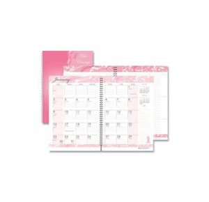 House of Doolittle Breast Cancer Awareness 100% Recycled Ruled Monthly Planner/Journal