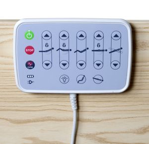 Dynarex D-Series LTC Bed Footboard with 5 Function Staff Control