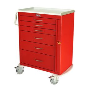 Harloff M-Series Tall Emergency Crash Cart