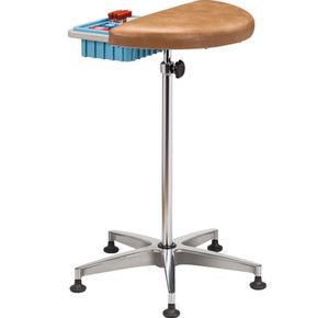 Clinton Half Round Stationary Phlebotomy Stand