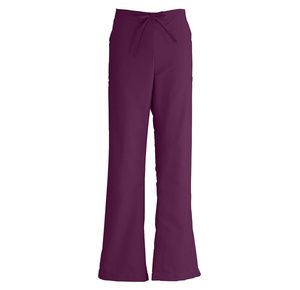 Medline ComfortEase Ladies Modern Fit Cargo Scrub Pants - Wine
