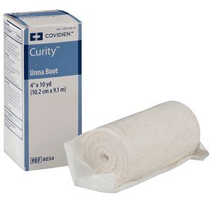 2 Unna-Z Unna Boot with Zinc Dressing Bandage Compression Wrap 4 x 10 yds