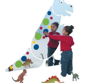 Childrens Factory Friendly T-Rex Mirror