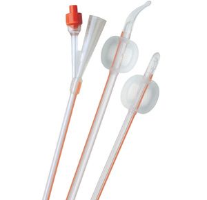 Coloplast Folysil 2-Way Pediatric Indwelling Catheter - Straight Tip - 3cc Balloon Capacity