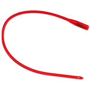 Covidien Dover Red Rubber Robinson Urethral Catheter - 16 Inches