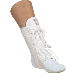 AT Surgical Lace Up Canvas Ankle Brace