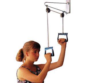 Slim Panda Shoulder Pulley for Shoulder Physical Therapy,Over The Door  Pulley System for Shoulder Rehab,Helps Rotator Cuff Recovery,Improves