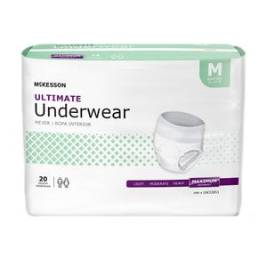 Mckesson Ultimate Maximum Absorbent Disposable Unisex Adult Underwear