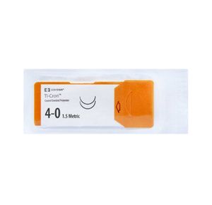 Medtronic Ti-cron Taper Point 36 Inch Polyester Suture with CV-331 Needle